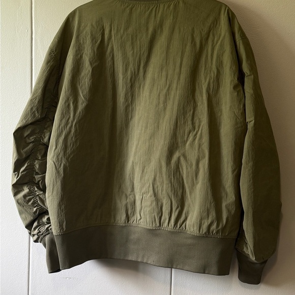 XXL Nike MA-1 Reversible Bomber Jacket Olive Green Men's Bomber Jacket - Picture 5 of 16